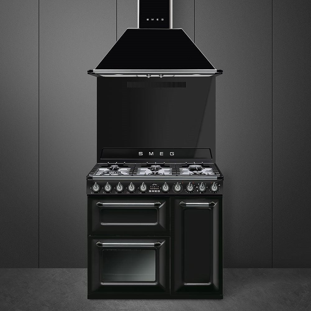 Smeg TR93B Dual Fuel Range Cooker