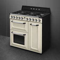 Smeg TR93P 90cm Dual Fuel Range Cooker