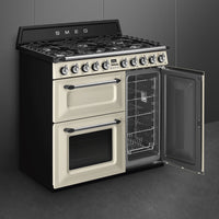 Smeg TR93P 90cm Dual Fuel Range Cooker