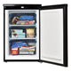 Statesman 55cm Undercounter Freezer - Black