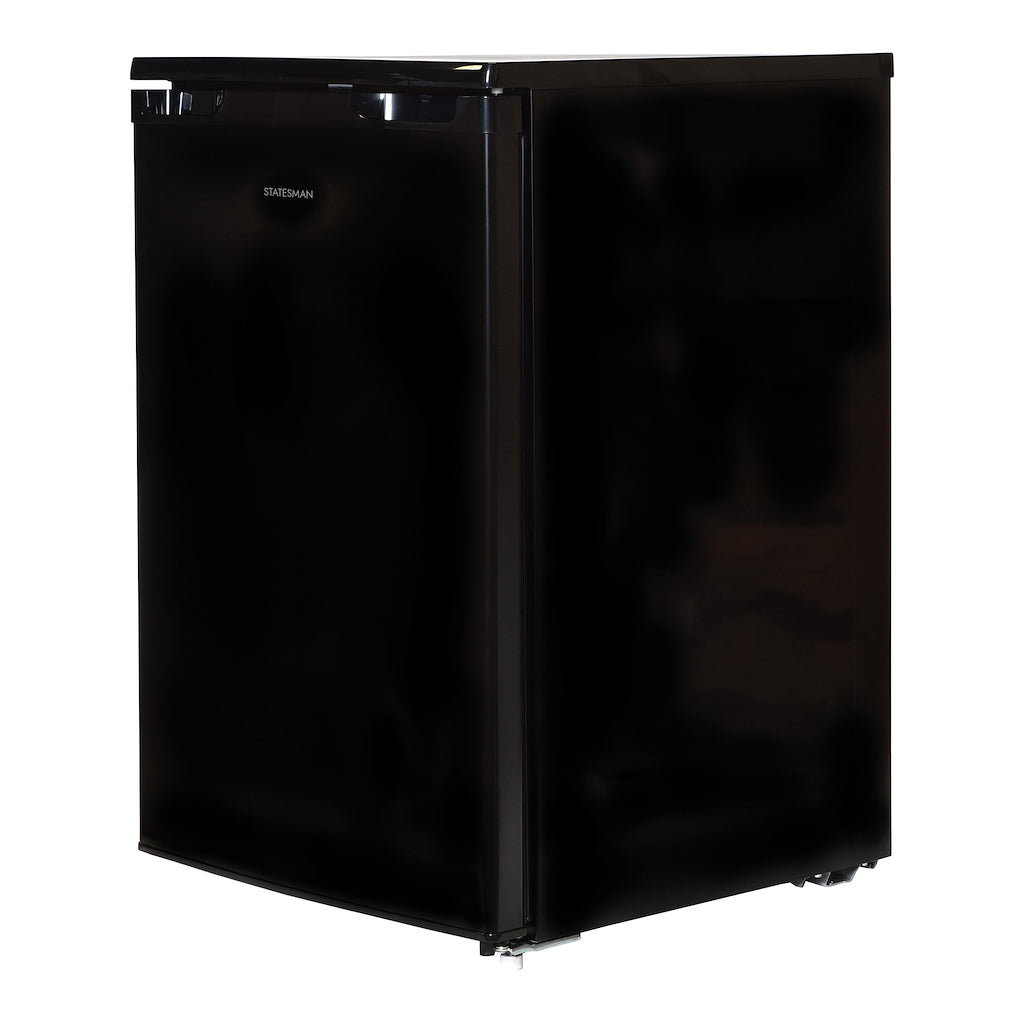Statesman 55cm Undercounter Freezer - Black
