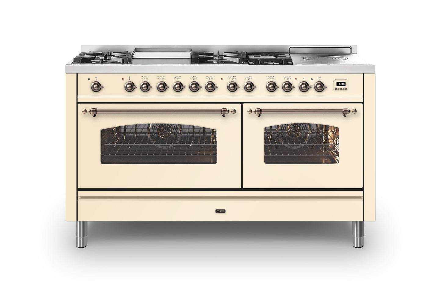 Ilve Milano 150 Fry-Top & Coup De Feu