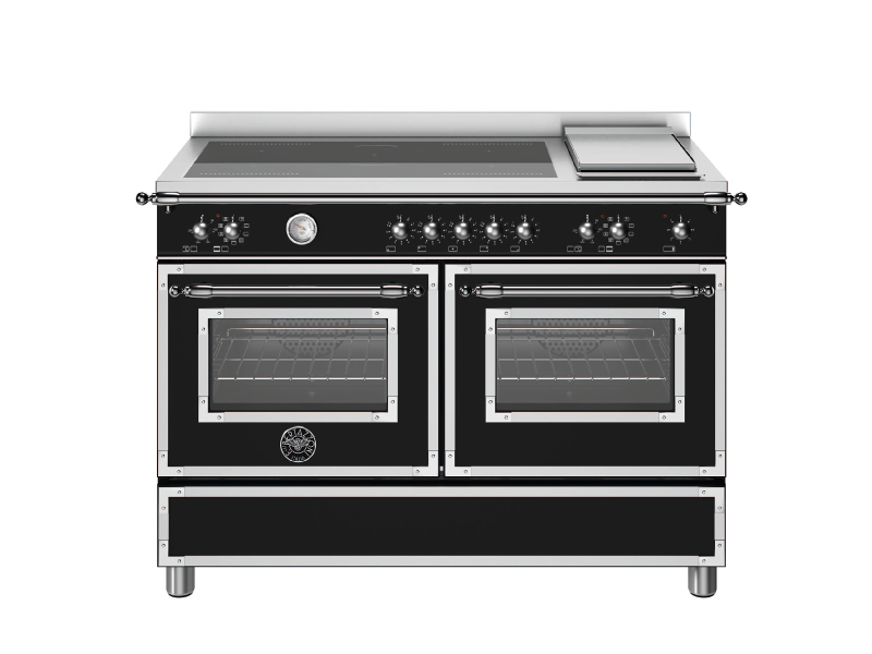 Bertazzoni Heritage Series, 120 cm induction top + griddle, electric double oven