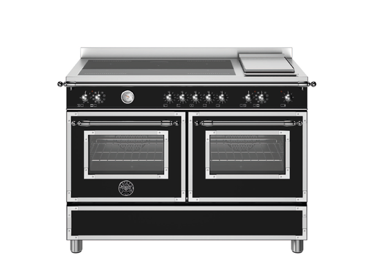 Bertazzoni Heritage Series, 120 cm induction top + griddle, electric double oven