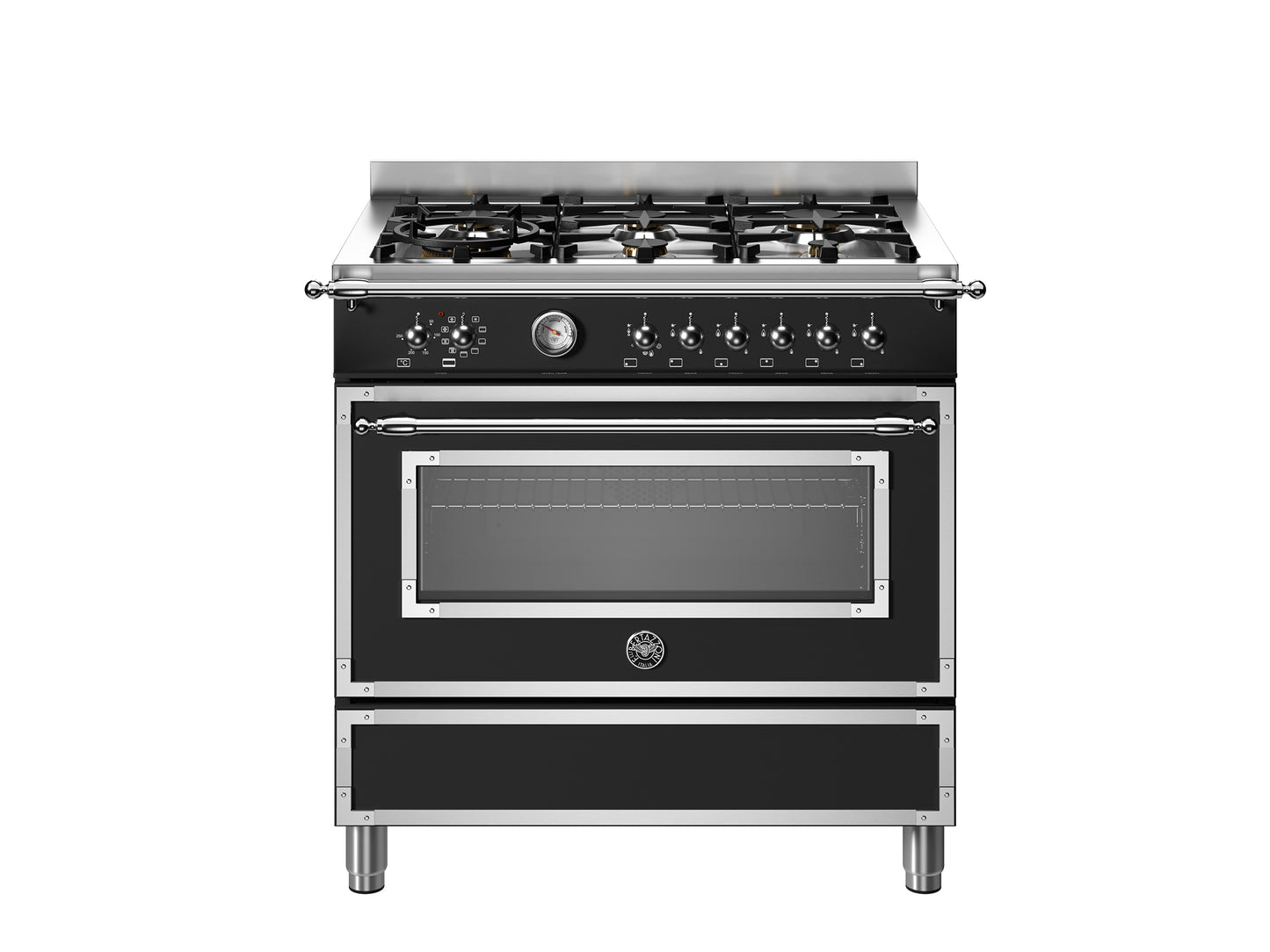 Bertazzoni Heritage Series, 90 cm 6-Burner, Electric Oven