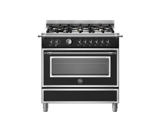Bertazzoni Heritage Series, 90 cm 6-Burner, Electric Oven