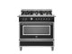 Bertazzoni Heritage Series, 90 cm 6-Burner, Electric Oven