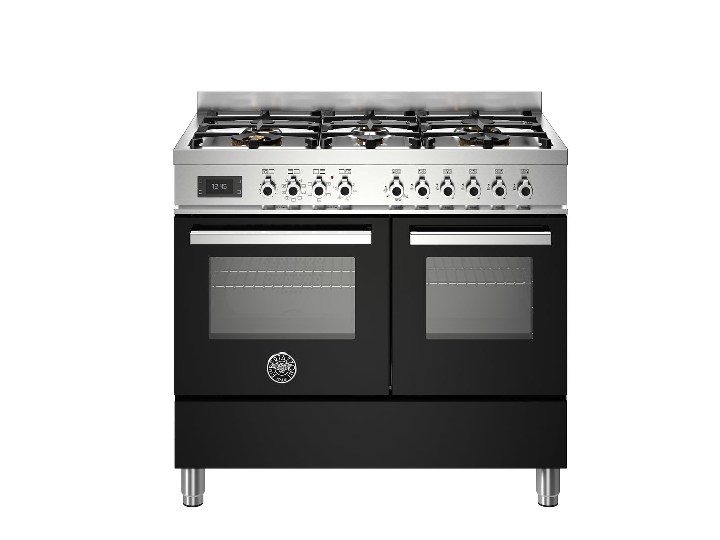PRO106L2EXT, 100 cm 6-burner, electric double oven, Professional Series