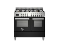 PRO106L2EXT, 100 cm 6-burner, electric double oven, Professional Series