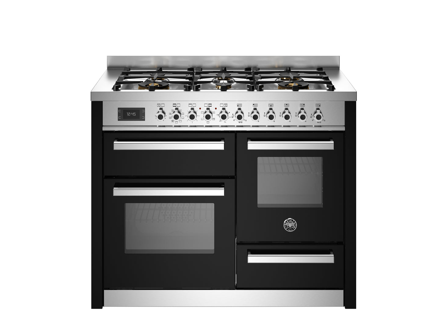 PRO116L3EXT 110 cm 6-burner, electric triple oven, Professional Series