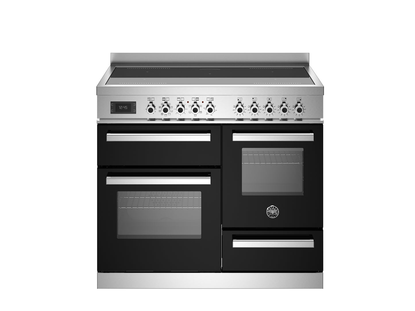 PRO105I3EXT, 100 cm induction top, electric triple oven, Professional Series