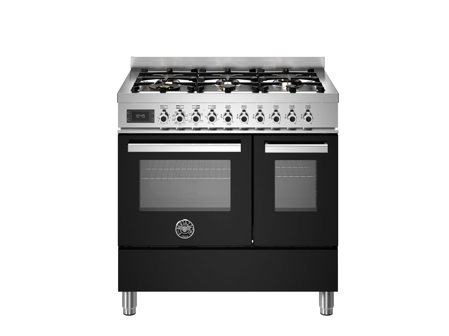PRO96L2EXT, 90 cm 6-burner, electric double oven, Professional Series