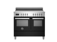 PRO105I2EXT 100 cm induction top, electric double oven, Professional Series