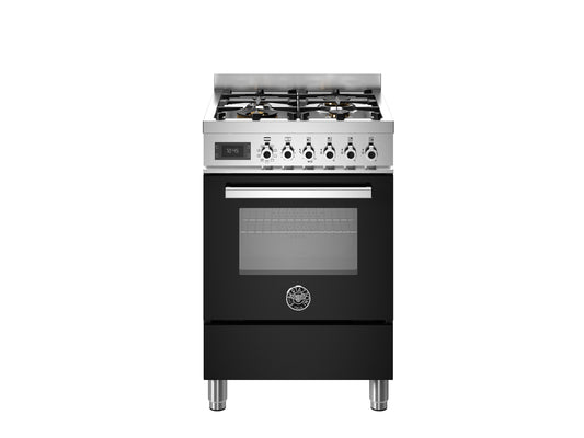 PRO64L1EXT, 60 cm 4-burner, electric oven, Professional Series