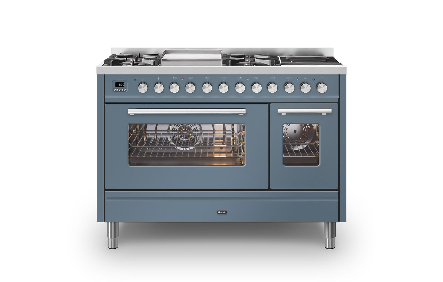 Ilve Roma 120 Fry-Top + 2-Zone Induction