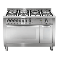 Curva 120 cm Dual Fuel Range Cooker - Stainless Steel - Lofra Cookers