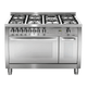 Curva 120 cm Dual Fuel Range Cooker - Stainless Steel - Lofra Cookers