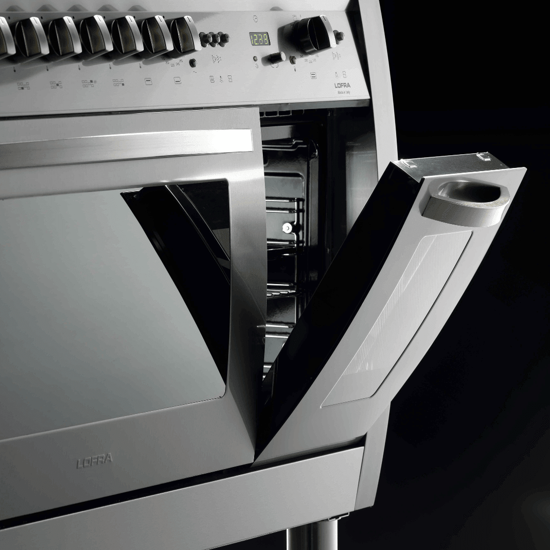 Curva 120 cm Dual Fuel Range Cooker - Stainless Steel - Lofra Cookers