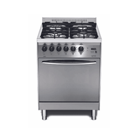 Curva 60 cm Dual Fuel Range Cooker - Stainless Steel - Lofra Cookers