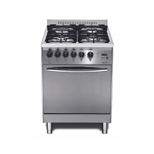 Curva 60 cm Dual Fuel Range Cooker - Stainless Steel - Lofra Cookers