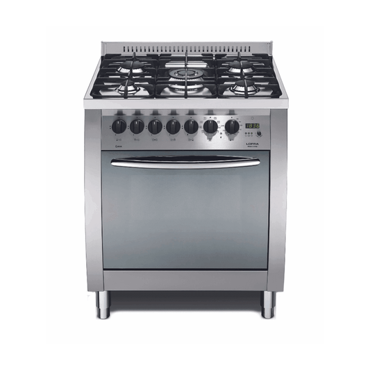 Curva 70 cm Dual Fuel Range Cooker - Stainless Steel - Lofra Cookers