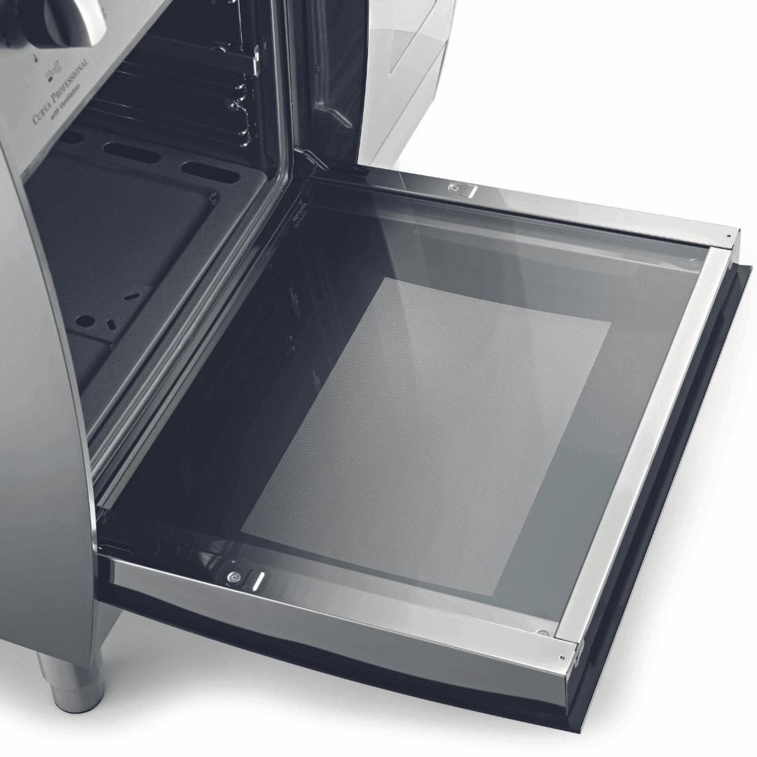 Curva 90 cm Dual Fuel Range Cooker - Stainless Steel - Lofra Cookers