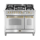 Lofra 60270001 Dolcevita 100 cm Double Electric Oven Dual Fuel Range Cooker - Stainless Steel