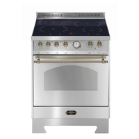Dolcevita 60 cm Electric Fuel Cooker - Stainless Steel - Bronze Finish - Lofra Cookers