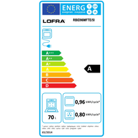 Dolcevita 90 cm Double Electric Oven Ceramic Fuel Cooker - Black Matte - Brass Finish - Lofra Cookers