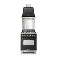 Dolcevita Hood 60 cm - Black Matt - Brass Finish - Lofra Cookers