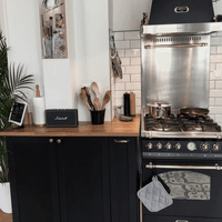 Dolcevita Hood 60 cm - Black Matt - Brass Finish - Lofra Cookers