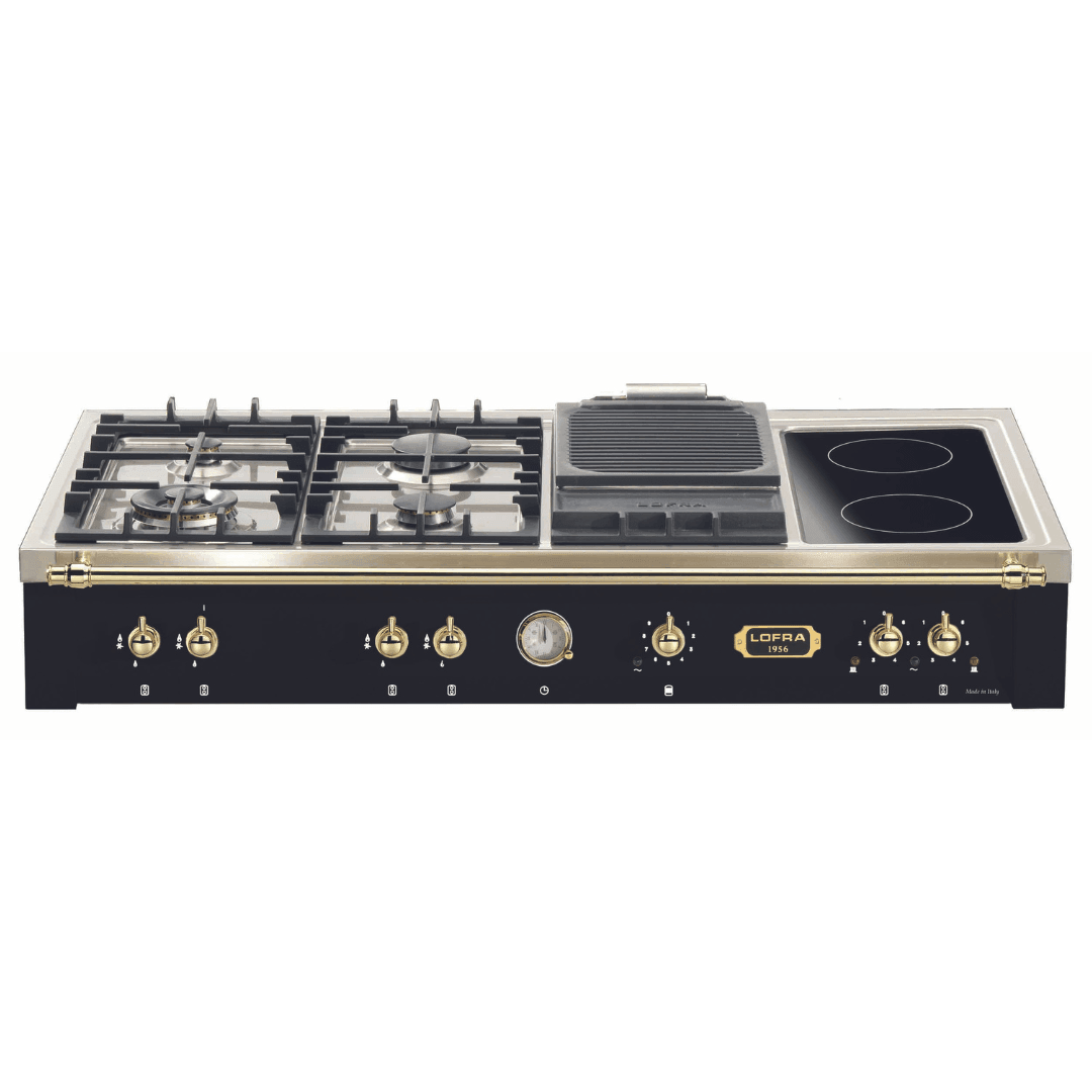 Dolcevita Range Top 120 cm (BBQ) - Black Matte - Lofra Cookers