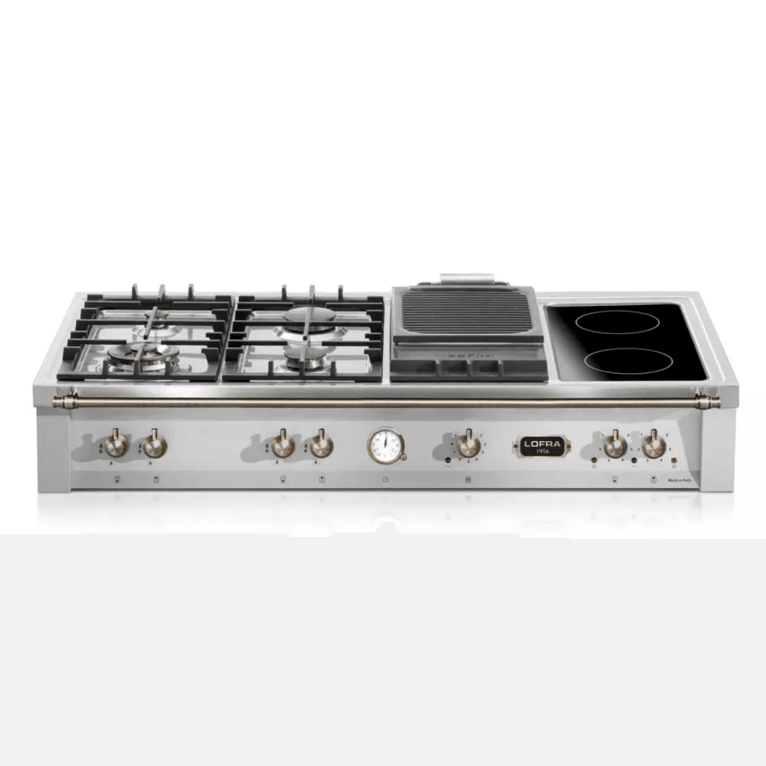 Dolcevita Range Top 120 cm (BBQ) - Stainless Steel - Bronze Finish - Lofra Cookers