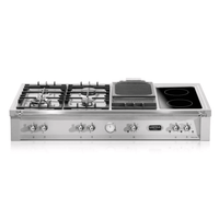 Dolcevita Range Top 120 cm (BBQ) - Stainless Steel - Chrome Finish - Lofra Cookers