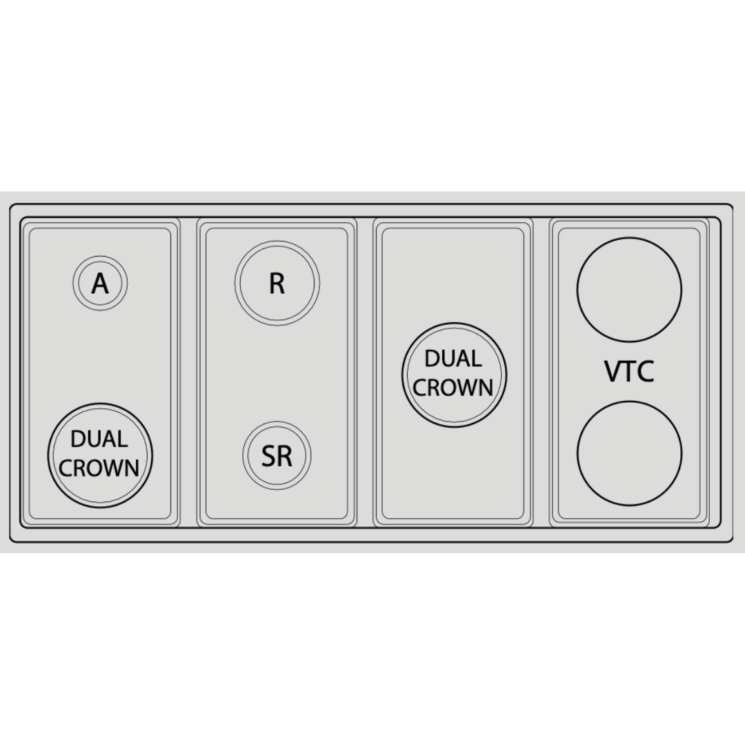 Dolcevita Range Top 120 cm (Gas + Vitroceramic) - Black Matte - Lofra Cookers