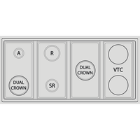 Dolcevita Range Top 120 cm (Gas + Vitroceramic) - Black Matte - Lofra Cookers