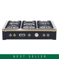 Dolcevita Range Top 90 cm - Black Matte - Lofra Cookers