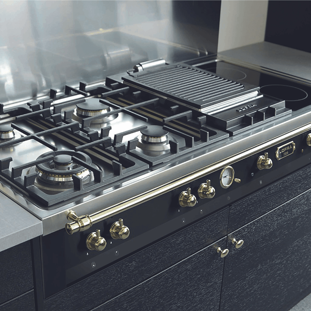 Dolcevita Range Top 90 cm - Black Matte - Lofra Cookers