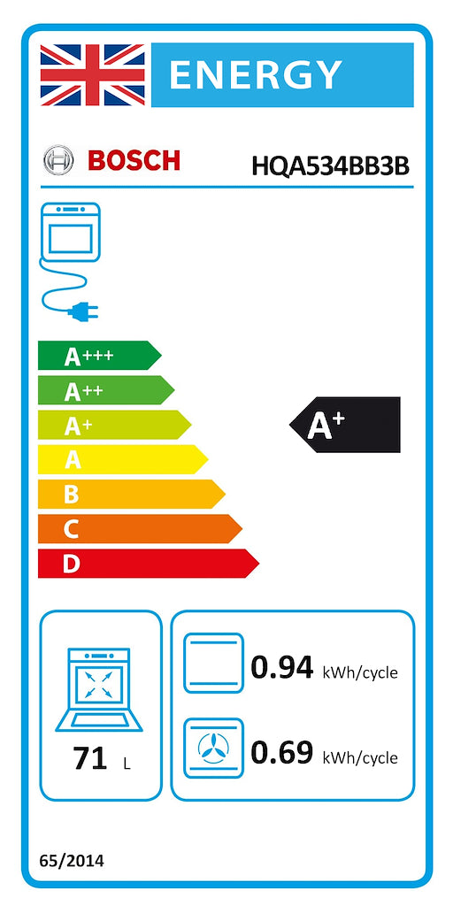 HQA534BB3B, Built-in oven with added steam function