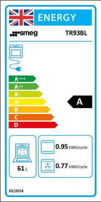 Smeg TR93B Dual Fuel Range Cooker