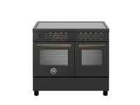 PRO105I2EXT 100 cm induction top, electric double oven, Professional Series
