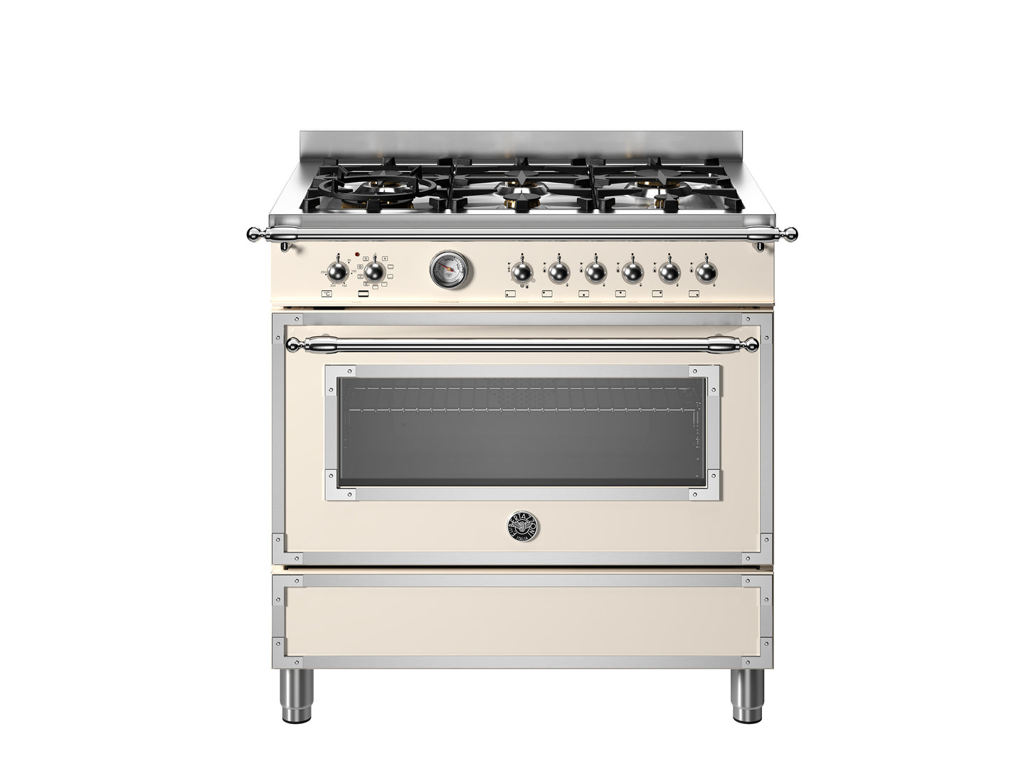 Bertazzoni Heritage Series, 90 cm 6-Burner, Electric Oven