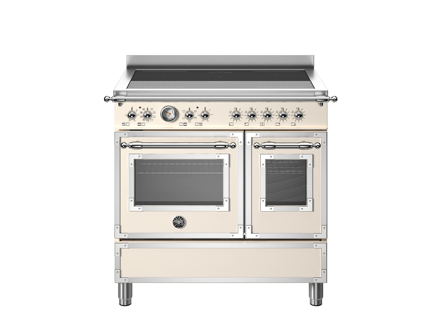 Bertazzoni Heritage Series, 90 cm induction top, electric double oven