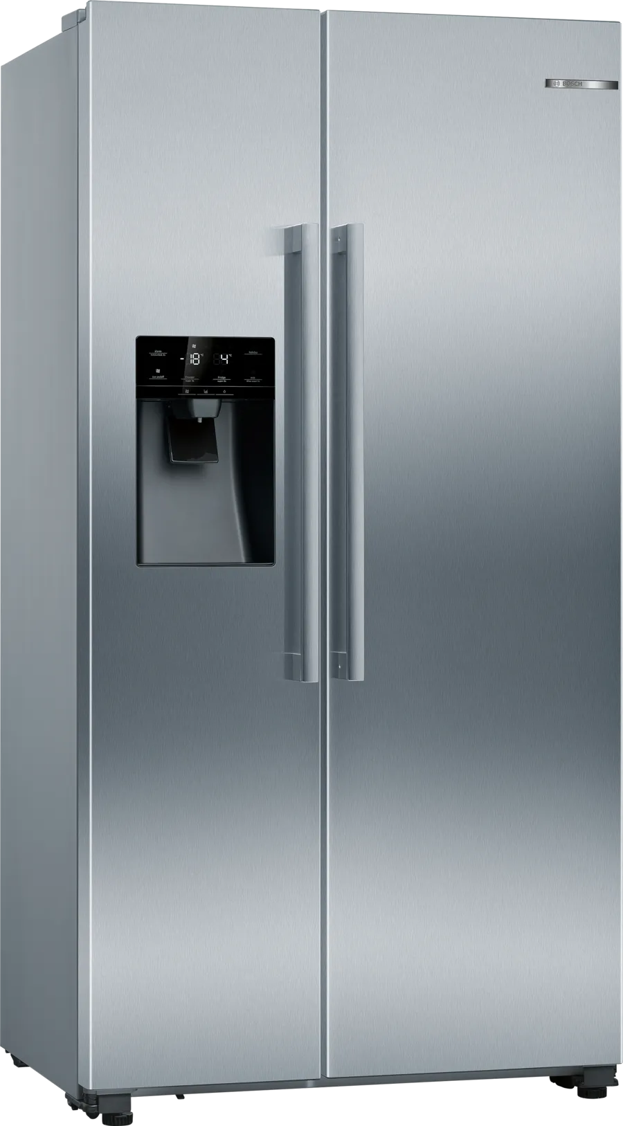 Bosch KAD93AIERG Series 6 American Fridge Freezer, Plumbed, Stainless Steel, E Rated