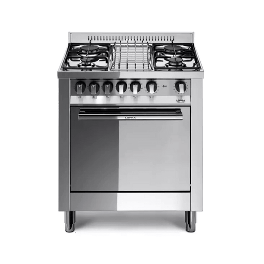 Maxima 70 cm 4 - Burner Gas Range Cooker - Stainless Steel - Lofra Cookers