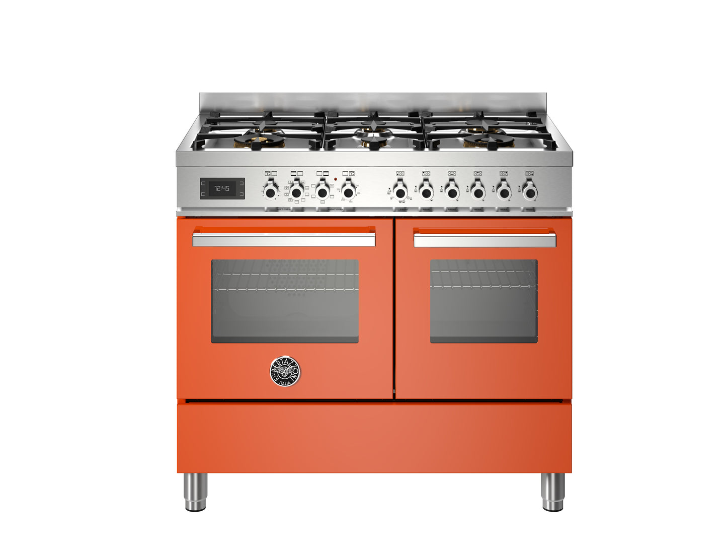 PRO106L2EXT, 100 cm 6-burner, electric double oven, Professional Series