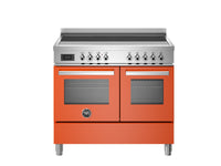 PRO105I2EXT 100 cm induction top, electric double oven, Professional Series