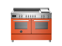 Bertazzoni Professional Series, 120 cm induction top + griddle, electric double oven