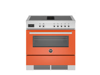 PROCH94I1EXT, 90 cm Air-Tec cooker with induction top and integrated hood, electronic oven, Professional Series