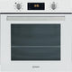 TURN&GO - Single Fan Oven - 66L - Digital Display - White With Click&Clean and Tilting Grill